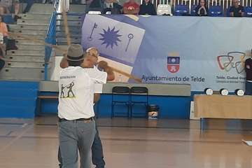 Encuentro nacional del juego del palo en Telde (Foto TA)